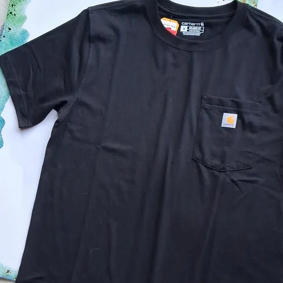 Mens Carhart black T Shirt size medium - Picture 2 of 4